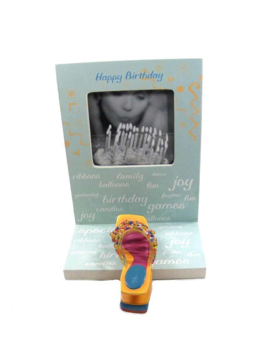 Just the right shoe *Bahama Mama* 27342 Happy Birthday ,mit Bilderrahmen -selten