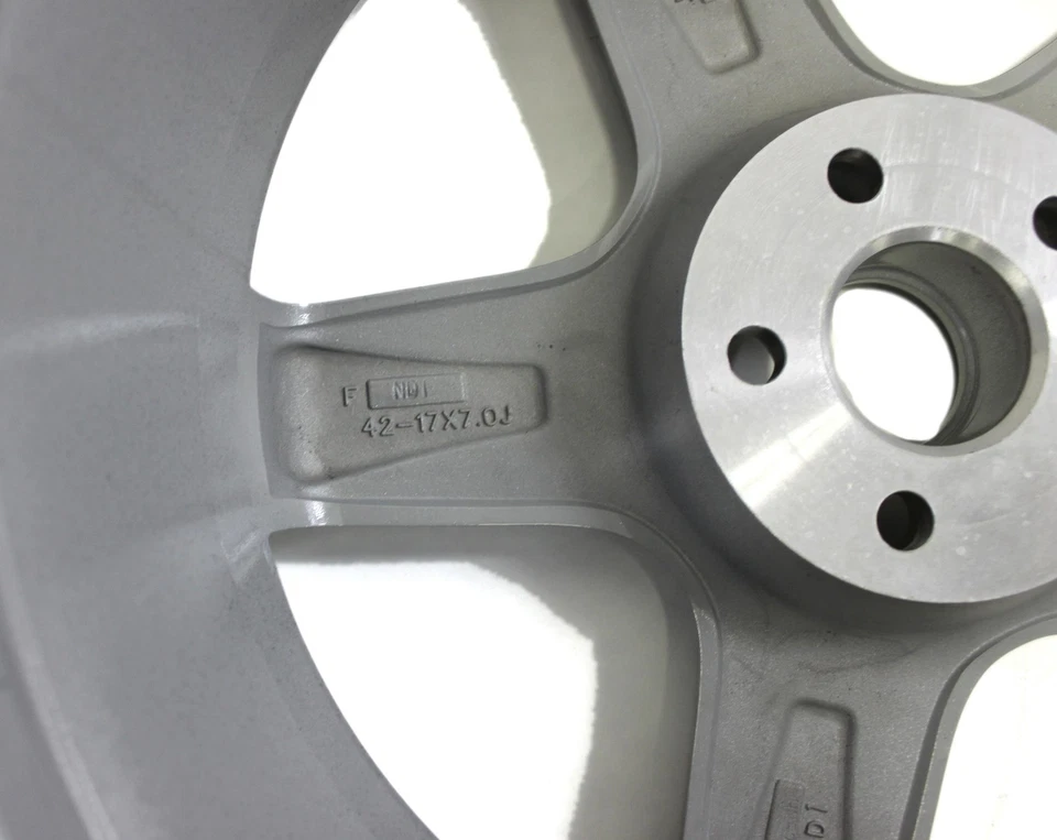 Dodge Stratus 17" Wheel Silver Machined Factory OEM 2174 2002-2005 - Image 4 of 4