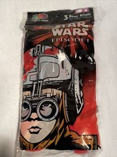STAR WARS Episode 1 Fruit of the Loom NOS 3 Pairs Boys Size 4