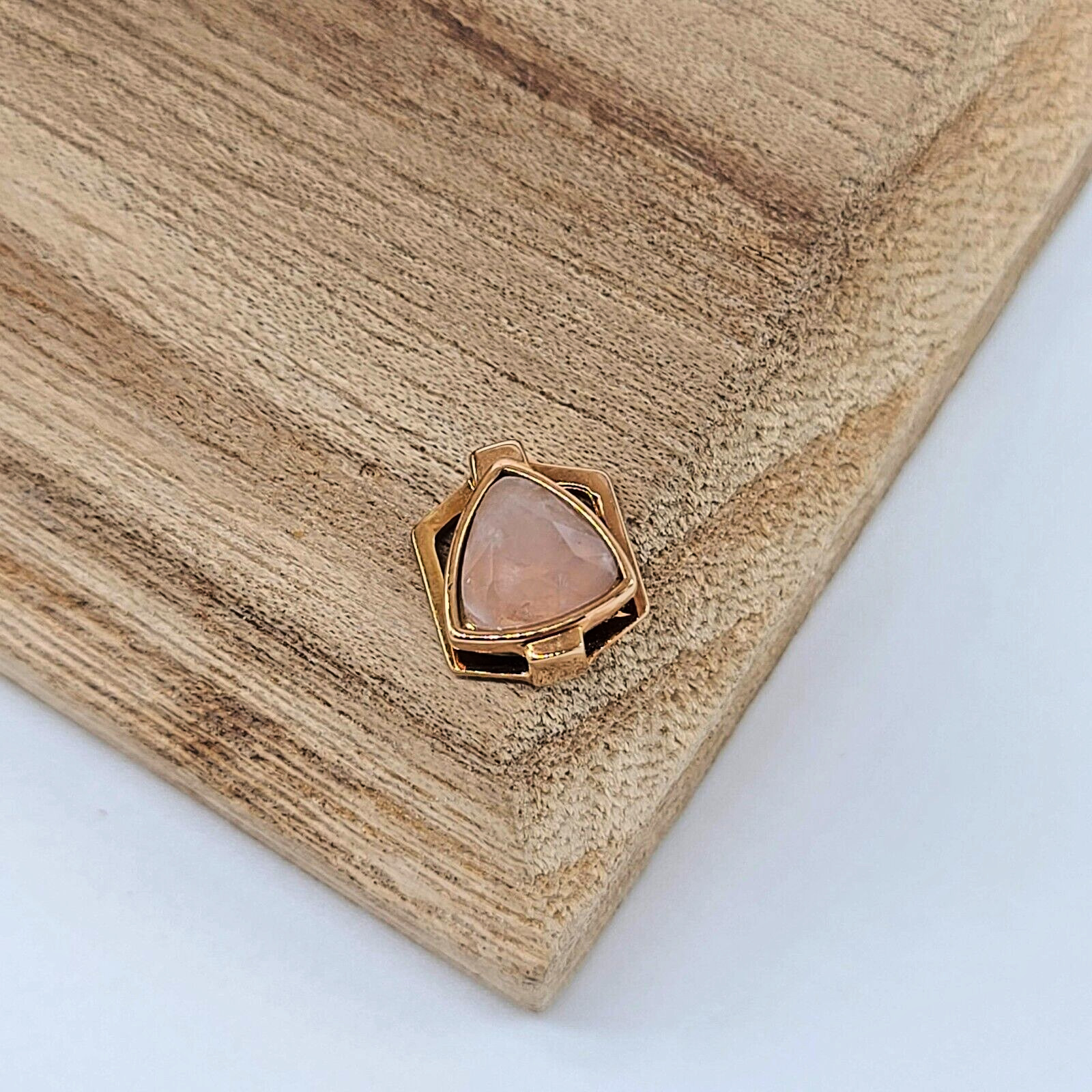 KEEP Collective "Triangular Stone" Rose Quartz & … - image 4