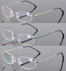 3 Pack Mens Rimless Reading Glasses Ultralight Titanium Alloy Readers +1.0~4.0*