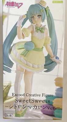 Hatsune Miku Exc d Creative Figur SweetSweets Macaroon Citron Furyu aus Japan