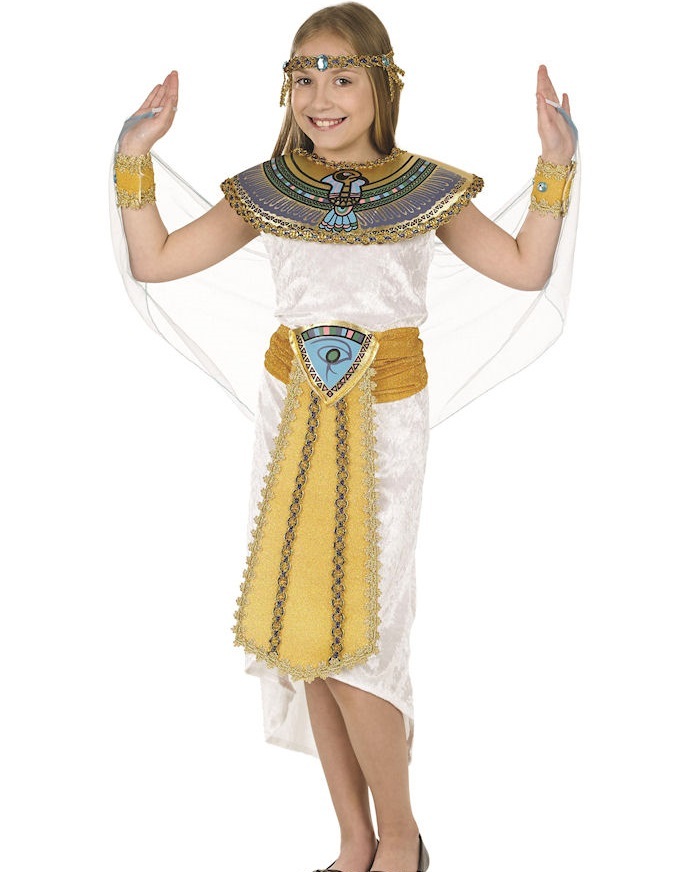 Disfraz Elegante De Niña Egipcia Cleopatra Nuevo