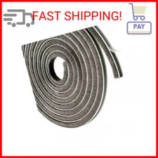 Jetec Self Adhesive Pile Weather Stripping 3/8 Inch x 3/8 Inch Fuzzy Door