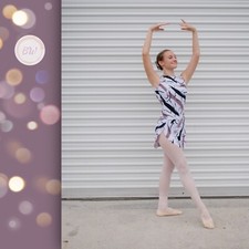 Ballet Whispers Paint Strokes bullet skirt ONLY