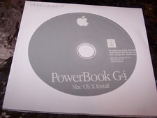 Apple Macintosh PowerBook G4 MAC OS X  Install CD 2Z691-3560-A