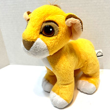 Vintage 1993 Authentic Disney The Lion King Simba Cub Plush Stuffed Animal 8"