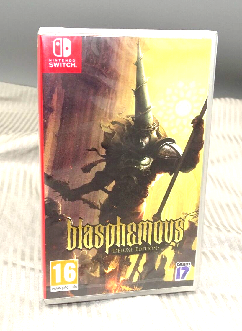 Blasphemous Deluxe Edition Nintendo Switch **RARE** FACTORY Blasphemous Deluxe Edition Nintendo Switch **RARE** FACTORY
