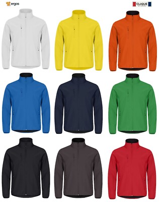 CLIQUE Jacke CLASSIC SOFTSHELL JACKET aus recyceltem Polyester winddicht 3-lagig