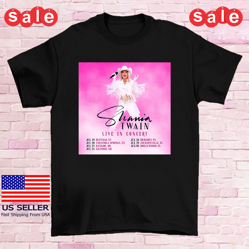 Shania Twain Tシャツ Shania Twain One Size Tee – Leopard Boutique