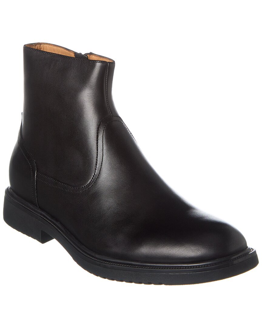 Мужские кожаные ботинки на молнии с латунной меткой 14290₽