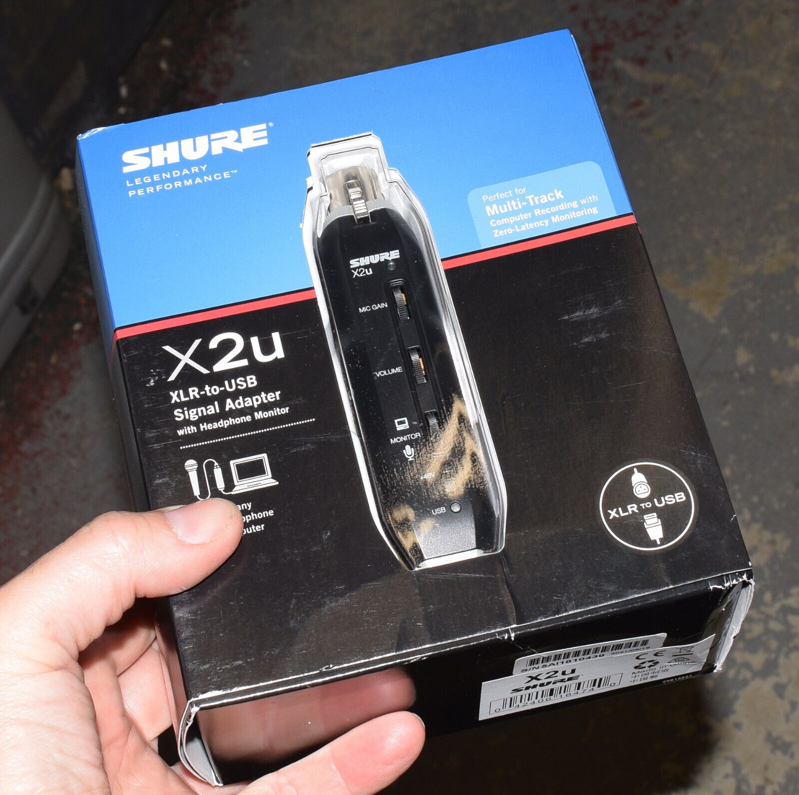 schors Zwakheid achterlijk persoon Shure X2U XLR TO USB Signal Adapter 731642797019 | eBay