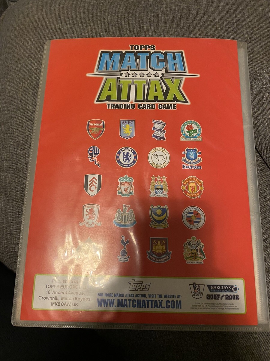 Match Attax 07/08 Full Binder (Plus Extras) | eBay