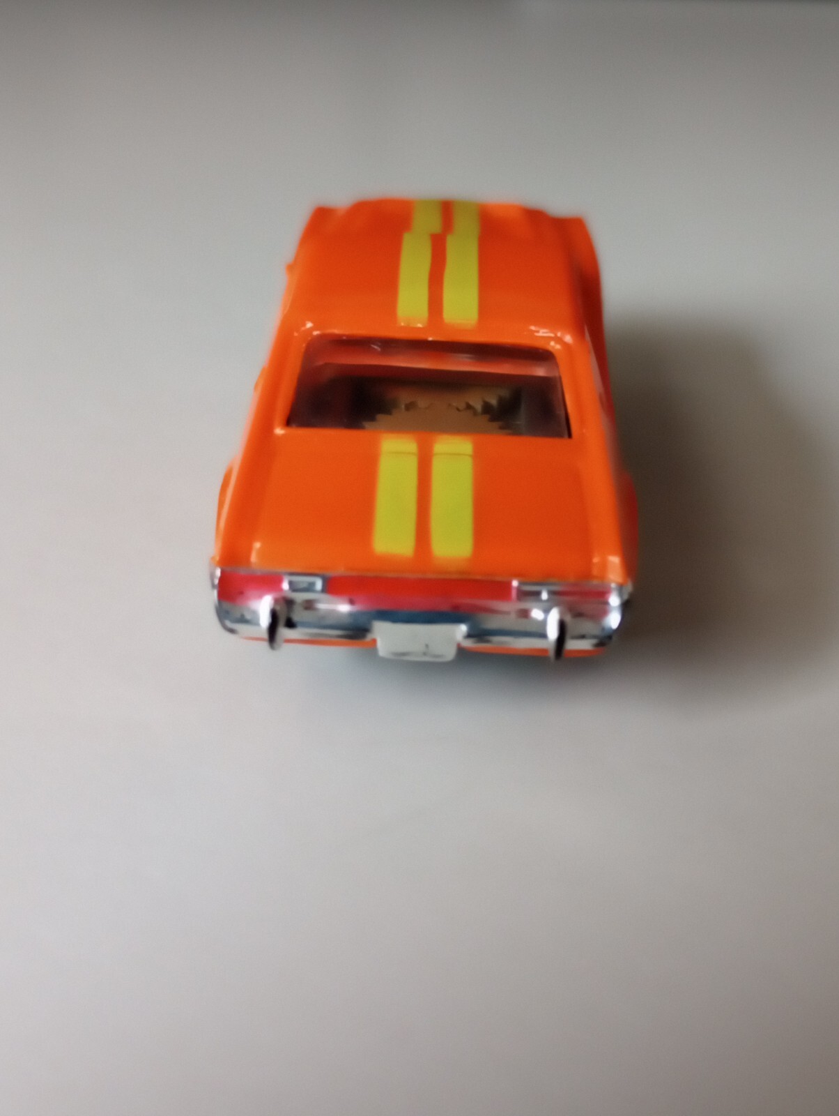 AMC/AMX AURORA TJET 1414 ORANGE/MUSTARD SLOT CAR IN NEAR MINT
