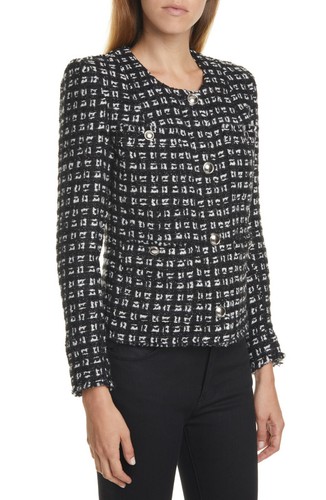 Iro Tetys Tweed Women's Jacket Black 