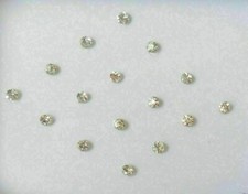 Crystal Bindi Bollywood Sticker SILVER Bindi Diamond Nose Stud Stone Pack of 12