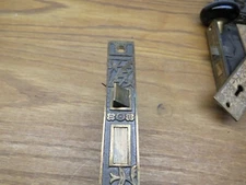 NICE OLD "EASTLAKE" MORTISE LOCK  ...ORNATE  " AS FOUND ".