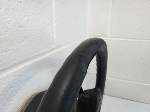 1994-1997 Dodge RAM 1500 2500 3500 Steering Wheel Black Leather OEM - Picture 4 of 8