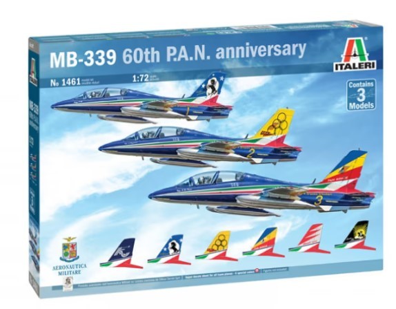 Italeri MB-339 avion de chasse miniature 60e anniversaire à peindre