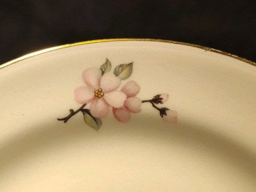 2 Vintage Homer Laughlin Eggshell Nautilus 6" Dessert Bread Plates 1947 - Picture 6 of 18