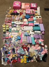 Huge Vintage Barbie Lot Sets Accessories Clothes Figures Y2K 2000s As Is Sale