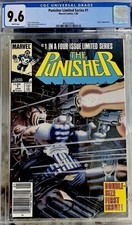 Punisher Limited Series # 1 - CGC 9.6 Newsstand - Marvel Comics - 1/1986 - OW/W