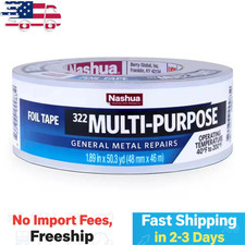 Nashua Tape 1.89 in. x 50 yd. 322 Multi-Purpose HVAC Foil Sealer Duct Tape