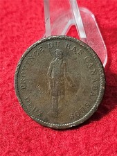 1837 CANADA Circulated One Penny BANK Token                               #T6764