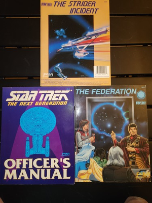 #ad #ad FASA Star Trek The Strider Incident Officer#x27;s Manual The Federation Lot of 3 $70.00