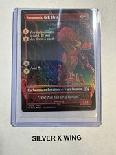 Summon: G.F. Ifrit Borderless Foil x1, Magic the Gathering, Final Fantasy, NM