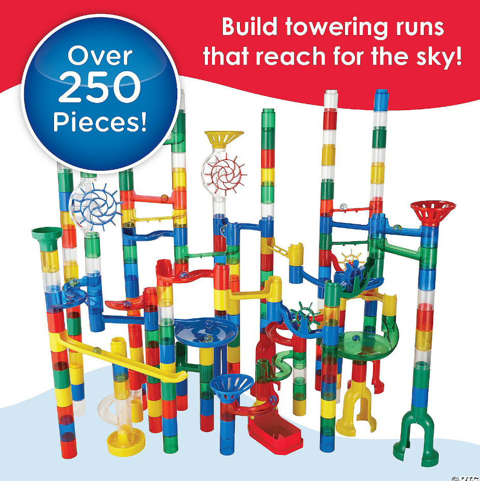 Mega Marble Run: 215-Piece Set - Free Shipping