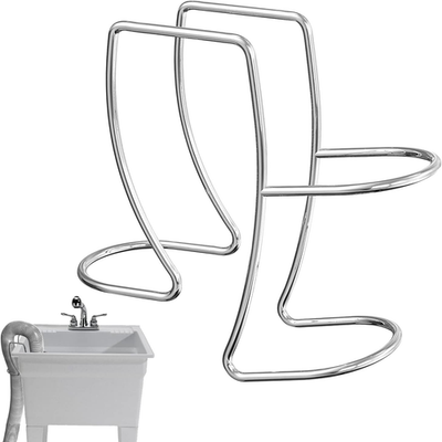 #ad 304 Stainless Steel Washer Drain Hose Holder Adjustable Clamp Hook Fits All Tu $16.08