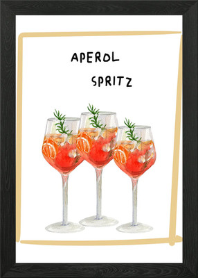 Aperol Spritz gerahmtes Wandbild Poster Leinwanddruck Bild