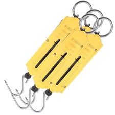 4pcs Mechanical Hanging Spring Scale 25kg Iron Portable Weight Scale