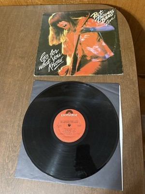 Pat Travers Band Live! Go For What You Know LP Vinyl 1979 Polydor PD-1-6202