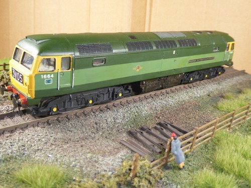 Hornby Spur 00 BR Class 47 Diesellok Nr. 1664 in BR Two Tone Green -NR | Condition: Used
