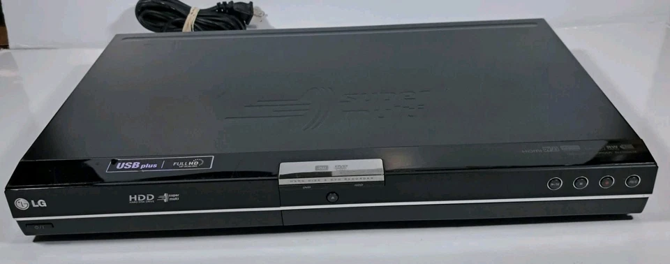LG RH398H-M Super Multi DVD/HDD Recorder - Tested No Remote HDMI & AV