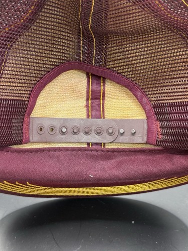 VTG Northrup King Snapback Trucker Baseball Hat Mesh Cap New Dead Stock RED - Picture 4 of 5
