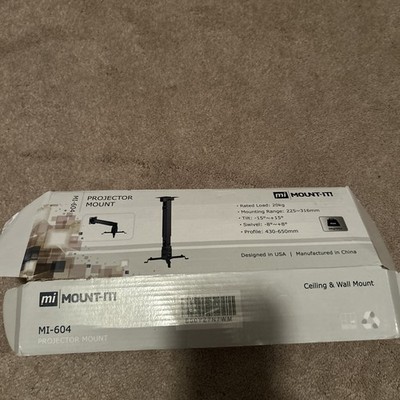 Mi Mount-it .vProjector Mount MI-604. Ceiling and wall mount NEW!!