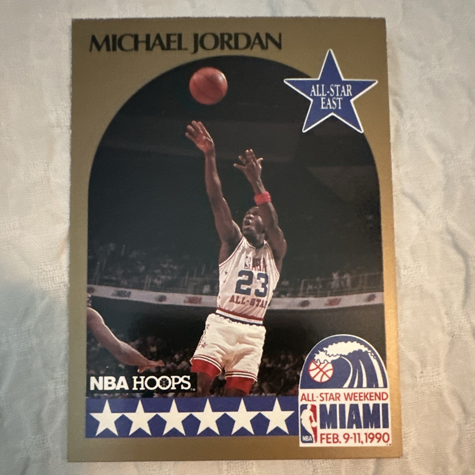 Michael Jordan 1990-91 NBA Hoops All-Star Game #5 Chicago Bulls NBA