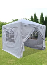 2.5x2.5m Heavy Duty Pop Up Gazebo Marquee Garden Party  with 4 Sides brand new 