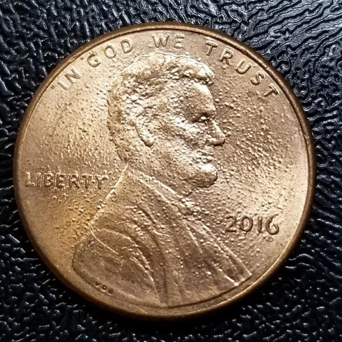2016-P Lamination ERROR  Lincoln Memorial Penny Cent UNC