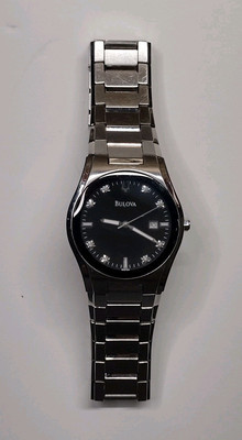 BULOVA LEDデジタルウォッチブラック Bulova Computron | Bulova