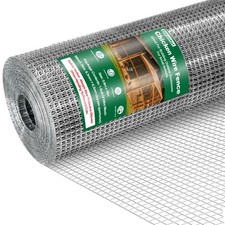 0.9x10m Wire Mesh Chicken Wire Mesh Roll 0.6mm Holes Galvanized Welded Aviary 4.05 per metre