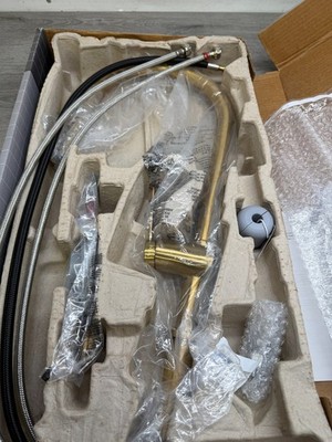 Hansgrohe Talis N 72800251 Brushed Gold Kitchen Faucet - 1.75 GPM Pull Down