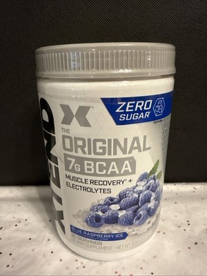 XTEND Original 7G BCAA Blue Raspberry Ice ZERO SUGAR 30 Servings 14.3oz Exp 4/27