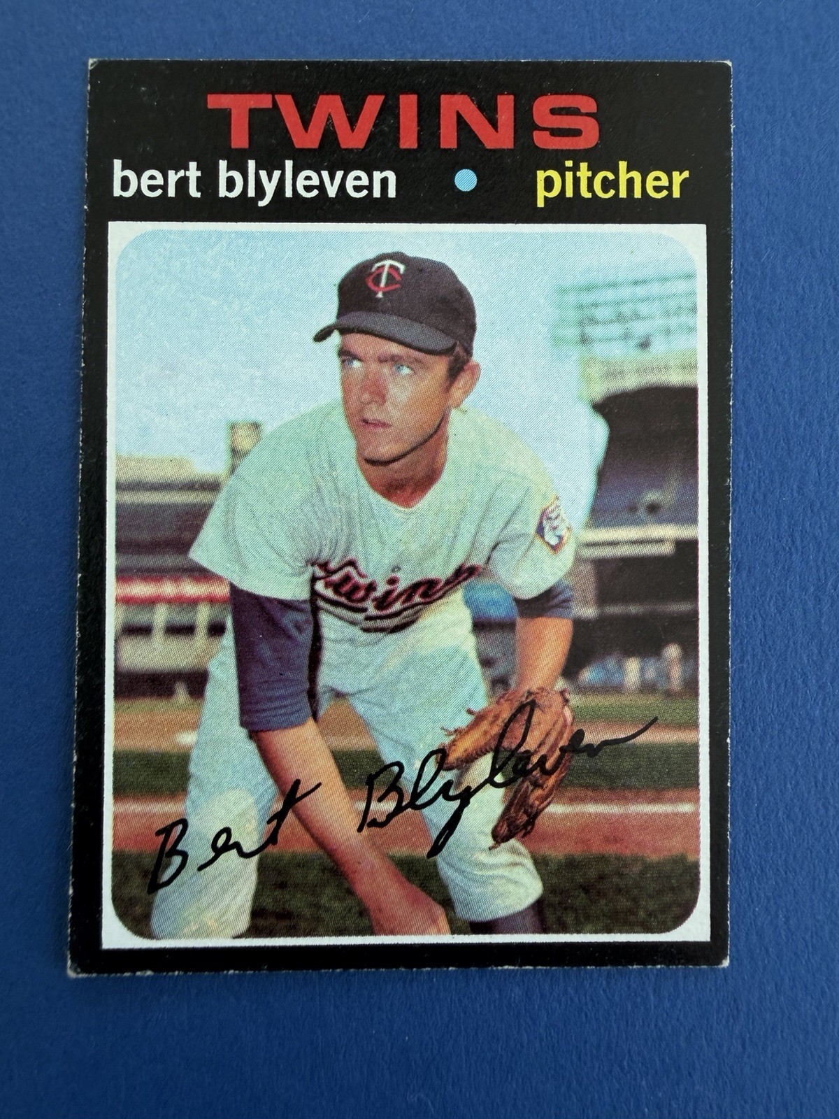 1971 Topps Bert Blyleven Ex RC HOF #26 Minnesota Twins