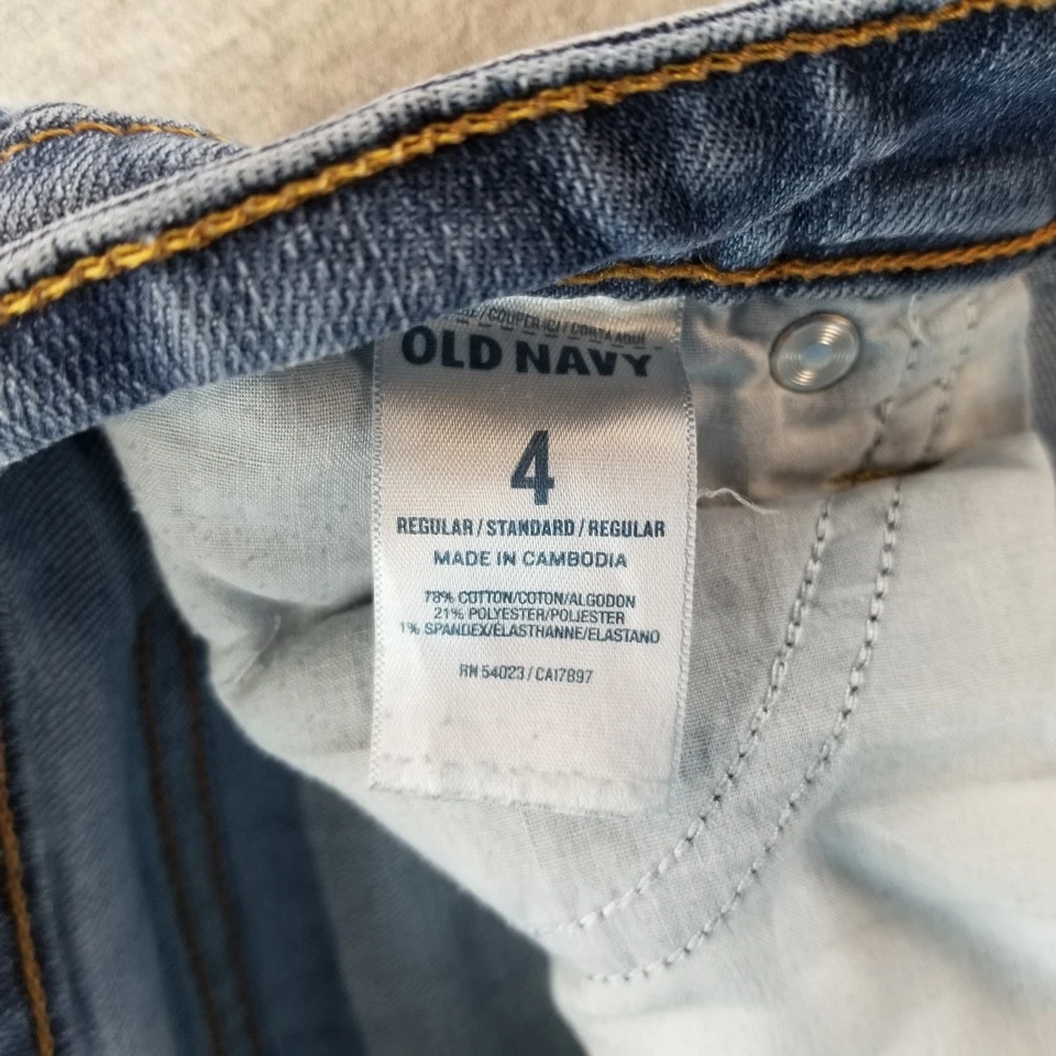 Pantalones de mezclilla Old Navy para mujer talla 4 The Diva gris lavado Normcore lindos de moda buena calidad Foto 4 de 4