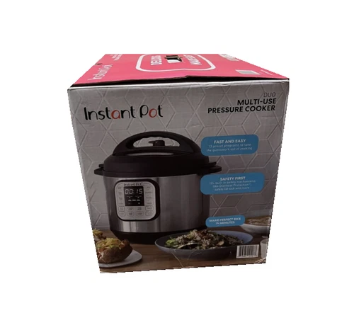 Instant Pot Duo 7 in 1 Electric Pressure Slow Rice Cooker Black 6QT NIB NEW