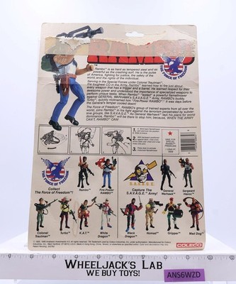 Fire Power Rambo from Rambo Force of Freedom 1985 Coleco Figure